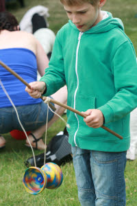 diabolo at circus skills workshop